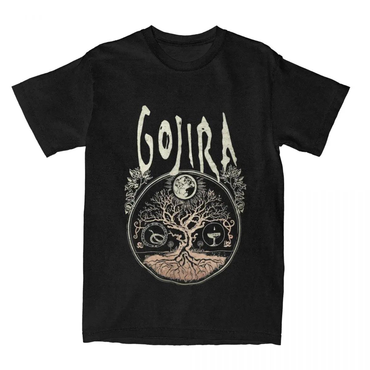 

2025 Men Women Gojiras Rock Metal Band Printed T-shirt Loose Cotton Clothing Vintage Short Sleeve Tee Crew Neck Summer T Shirt 4XL