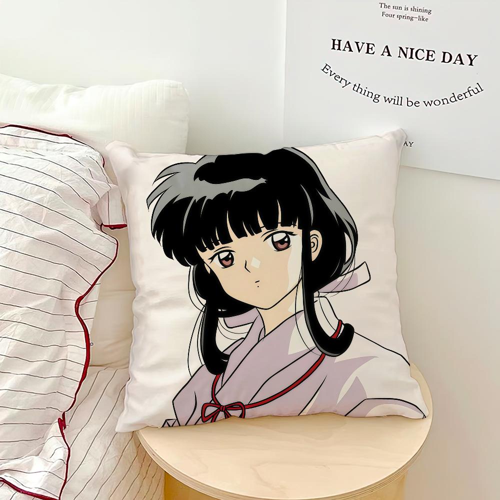 Anime Classic I-Inuyasha K-Kikyo Y-Yashahime Comfortable Soft Hogar Pillowcase Sofa Living Room Bed Home Decor Protective Covers