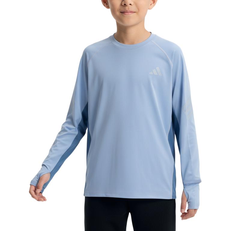 Adidas Color Block Pullover Round Neck Long Sleeve Kids tops KG5966 128
