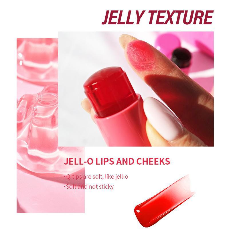 TF&TU Jelly Blush Stick: Dual-Purpose Lip & Cheek Color, Brightening Natural Contour