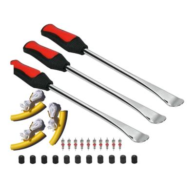 Tire Levers Spoon Set, Heavy Duty Motorcycle Bike Car Tire Irons Tool Kit, Tire Changing Spoon Rim Protector