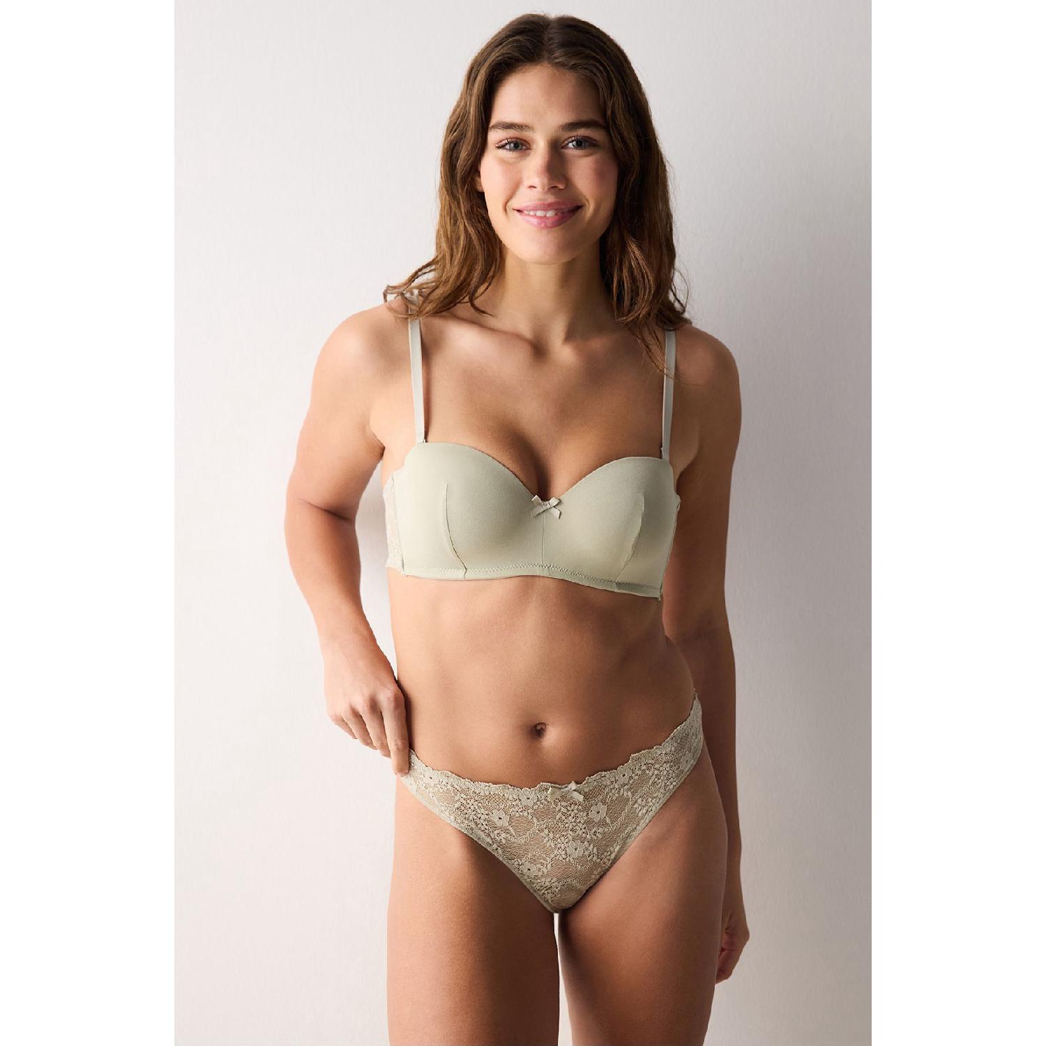 

Lotus Lace Lace Light Green Bra 75B