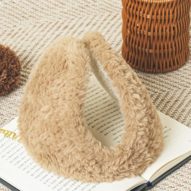 Daiso Große Pelz-Ohrenschützer Beige