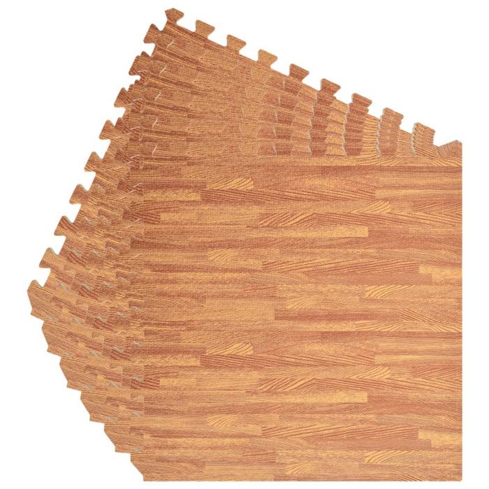 VidaXL Tapis de sol 6 pcs Grain de bois 2,16 Mousse EVA 92458