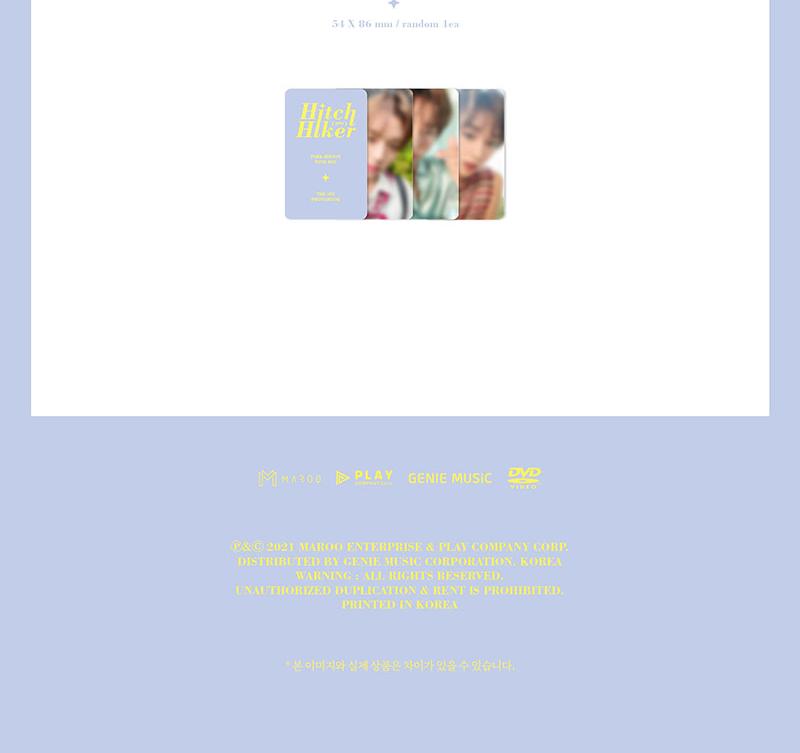 PARK JIHOON - THE 1ST PHOTOBOOK HitchHiker PARK JIHOON WITH MAY (2021)