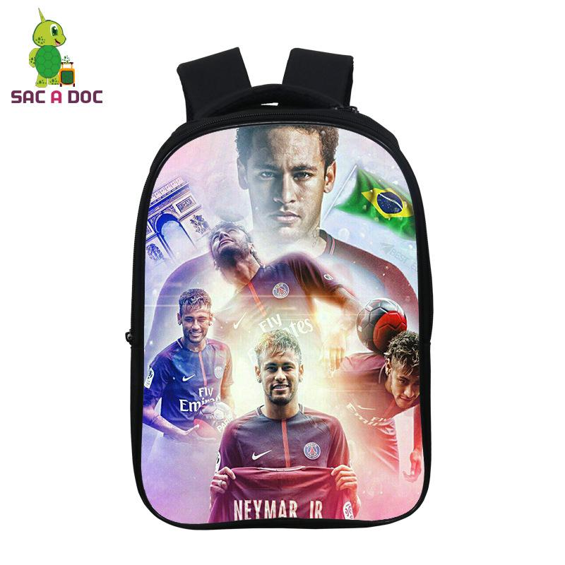 Football Player Peripheral Digital Printing Backpack Double Full Color Personalized Student Bag