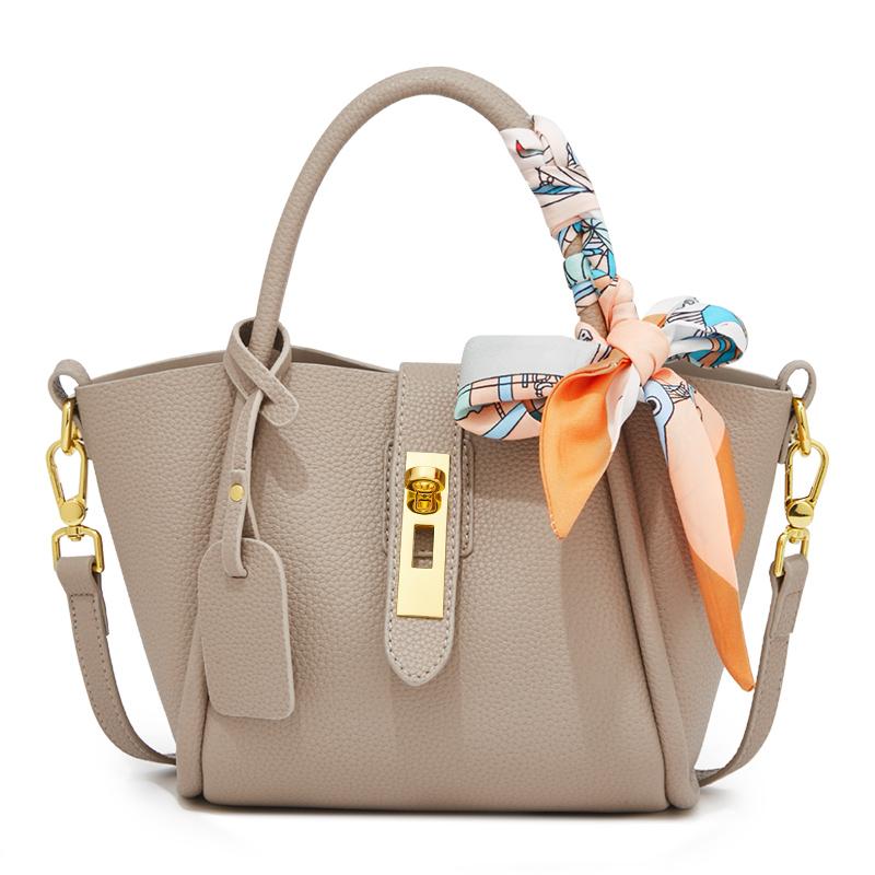 

FOXER Women s Handbag Split Leather Shoulder Bag 2026 Fashion Lady Crossbody Bag Light Luxury Commuter Bucket Bag as Gift