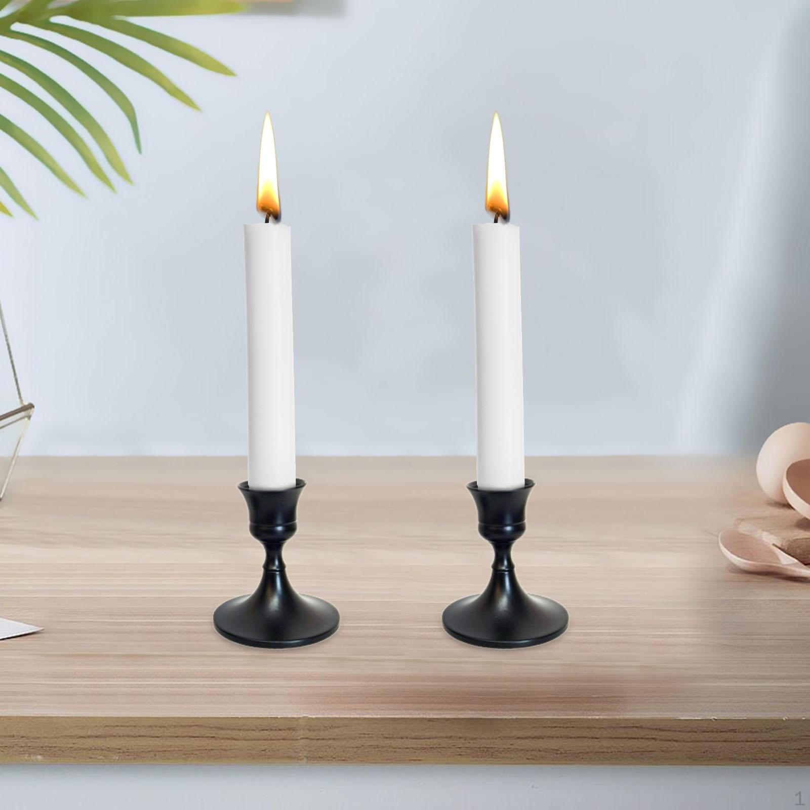 

2,5x3 дюйма металлический конический подсвечник подсвечник традиционный стол центральная часть столешницы чёрный