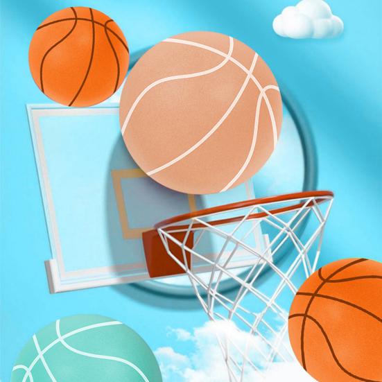 Stille Basketbal Hoge Rebound Laag Geluid Binnen Kinderen Dribbeltraining Ongecoat