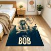 Bob Marley Floor Mat Suitable for Living Rooms Balcony Entryway Playrooms Anti-slip Rug Anime Office Decor Best for Christmas