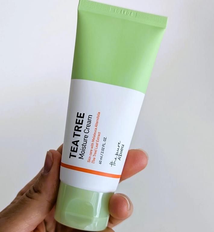 A PIEU Увлажняющий крем с маслом чайного дерева Pure Tea Tree 60 мл / Легкий, Питательный, Увлажняющий, Корейская косметика, Kbeauty