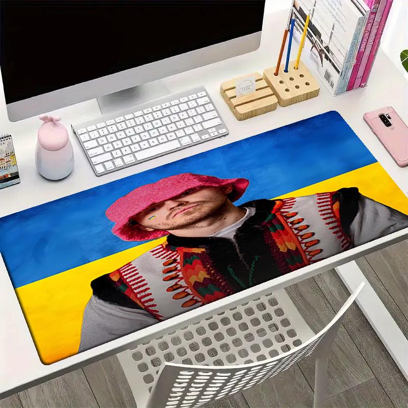 Kalush orchestra Theme Mouse Pad, Non Slip Rubber Base, Multifunctional Office & Home Decor, Perfect for Workspace Personalization.
