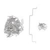 Silver Model Tank Track Parts Plastic RC Track Parts for WPL E-1/GAZ-71 Crawler Track Replacement