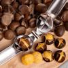 Stainless Steel Chestnut Clip Nutcracker, Walnut Opener & Nut Shelling Tool,Multifunctional Pliers Gadget for Easy Shell Removal