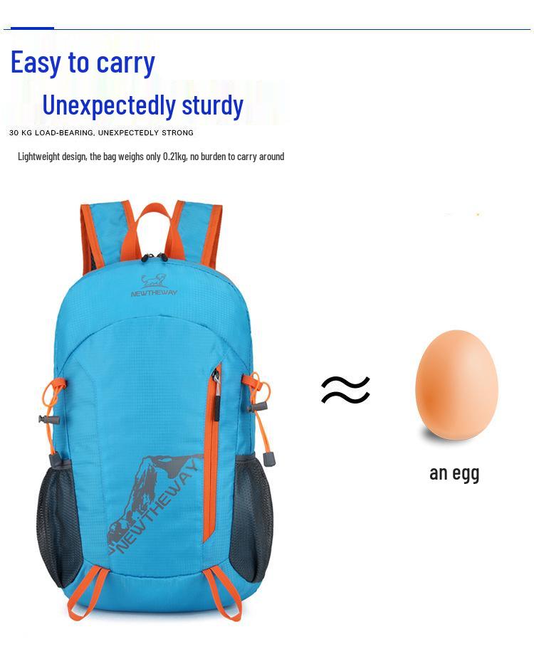 Lightweight Water-Repellent Foldable Unisex Travel Backpack for Outdoor Sports & Mountaineering