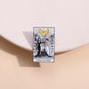 Trendy Cartoon Character Brooch Luxurious Alloy Pin For Fashionable Bag Decoration