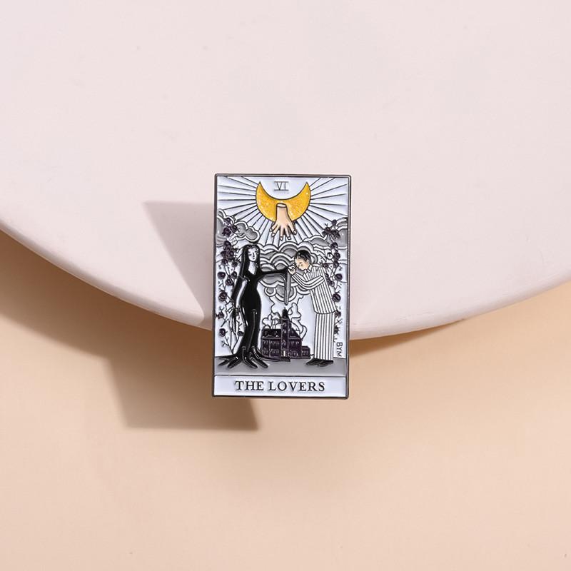 Style Geometric Chic Brooch Colorful Cartoon Pin Ideal For Creative Bag Accessories