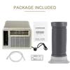 Portable Window Air Conditioner 24 Hours Timer Cooling Heating Cold/Heat Air Conditioning Box Cooler Dehumidifier Free Pipe Gift 110V/220V