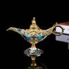Antique Style Wishing Light Exquisite Crafts Wishing Oil Lamp Pot for Party Ornament Photo Props Collection Souvenir