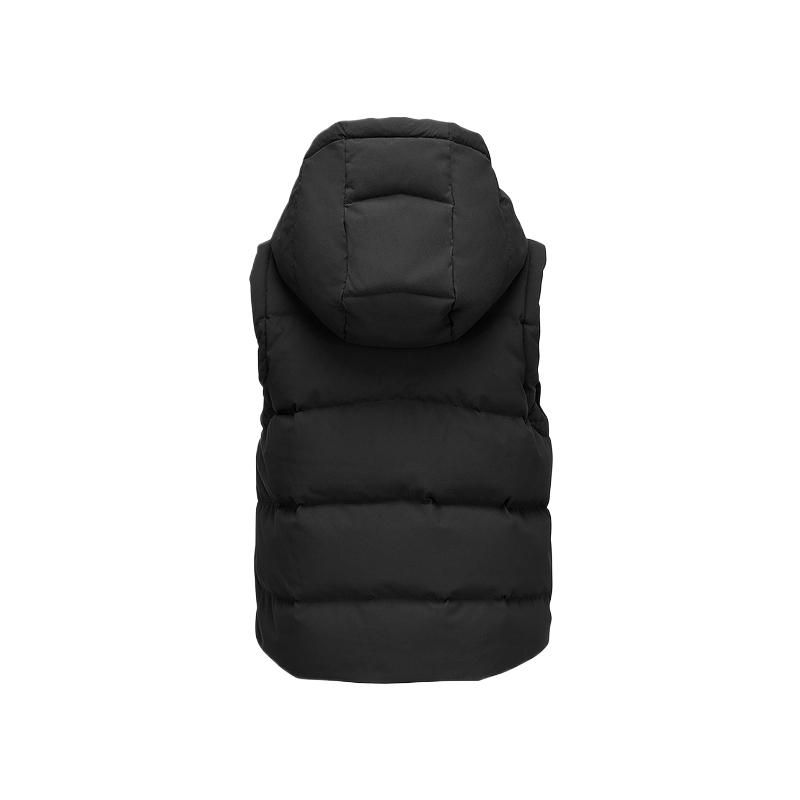 Skechers Basic Sports Series Hooded Waterproof Warm Solid Color Down Vest Women vest P425W086-0018
