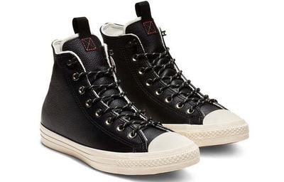 Chuck Taylor All Star Hi Cuero Negro Hombre 162386C