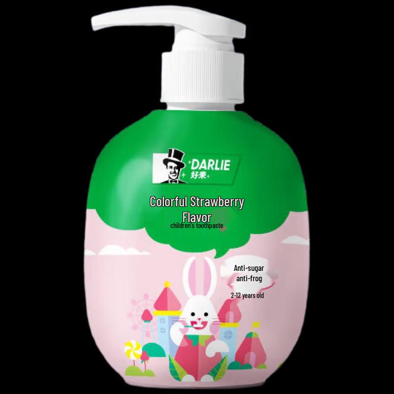 Darlie Kids Strawberry Press-Type Liquid Toothpaste