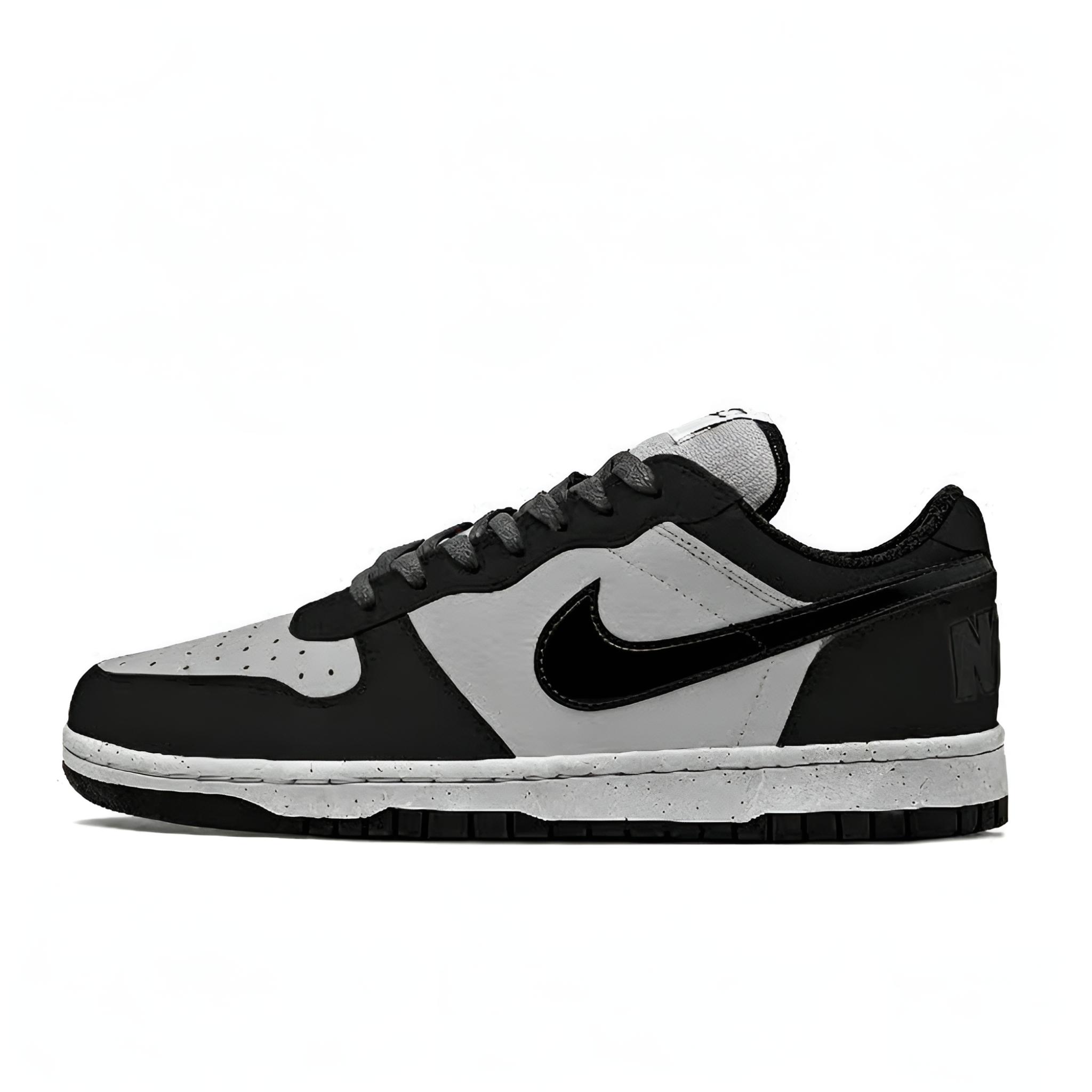 

Nike Big Skateboard Shoes Men s Low top Black Gray White Tricolor 355152-017 45