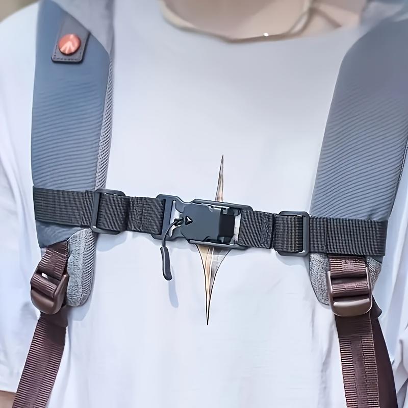 Nylonový taktický batoh Hrudní popruh Nastavitelná přezka s dvojitým uvolněním Outdoorové kempování Popruh na hrudní tašku