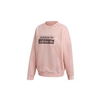 Originals Sweatshirts Women's Vibrant Pink Crew Neck Moderate EC0746