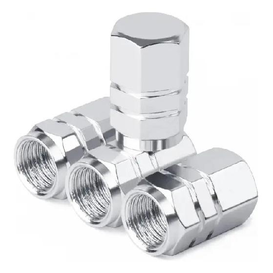 Bouchon de Valve Pivotante Couvercle de Jante en Aluminium Auto Moto 4 pièces
