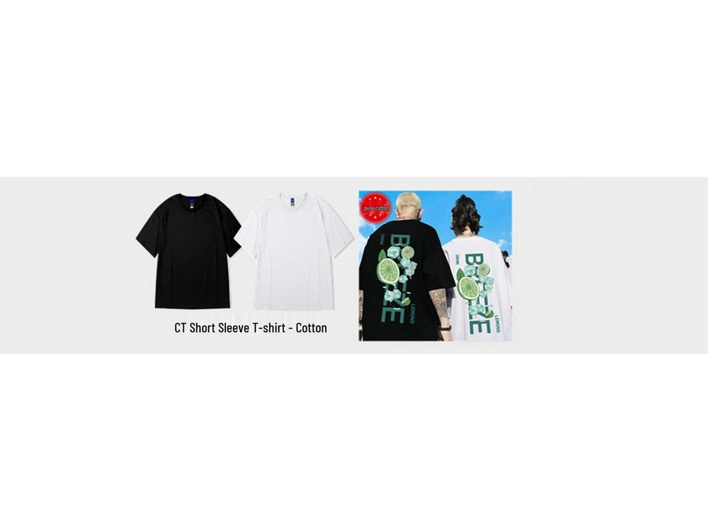 T18 Polyester Hip Hop Oversized T-Shirt, M-8XL - Kurzarm Hong Kong Style, Übergröße Trend