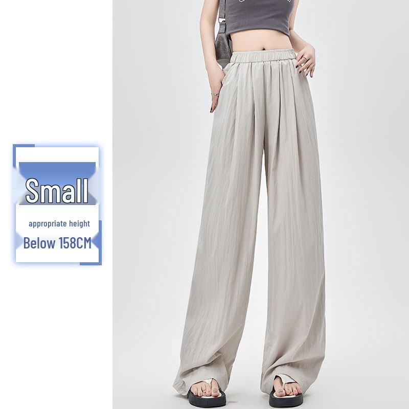 Women's High-Waisted Loose Linen Wide-Leg Summer Pants