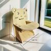 Golden Bear Hamsterversteck aus Holz – Dreireihige Tintenfischkäfig-Villa
