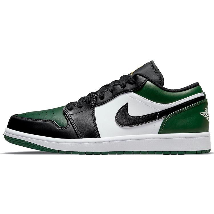 New JORDAN 1 Low Green Toe 553558-371