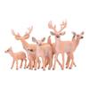 6pcs Lifelike Deer Cake Topper Topper Decoration Woodland Animal Figurines  Wedding Party Decoration