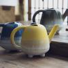 Multi-Color Creative Pot-Shaped Vase Household Ceramic Kettle Flower Arrangement Decorative Ornament Practical Watering Kettle Teapot