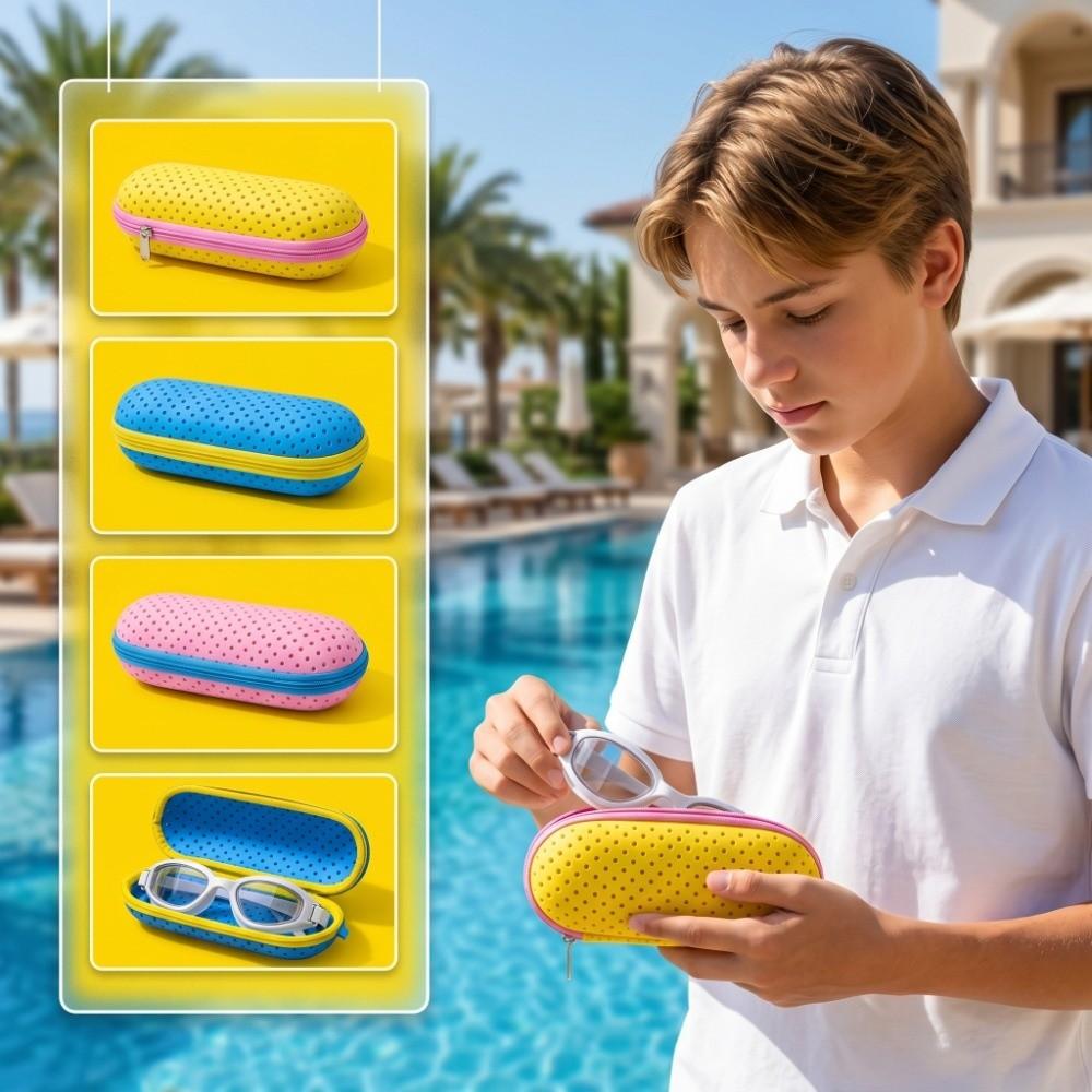 EVA-Material Schwimmbrillen Schutzbox Weiche Hülle Brillen-Organizer Outdoor-Schwimmen