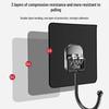 Transparent Seamless Adhesive Hooks - Strong Load Bearing for Home, Kitchen & Bathroom