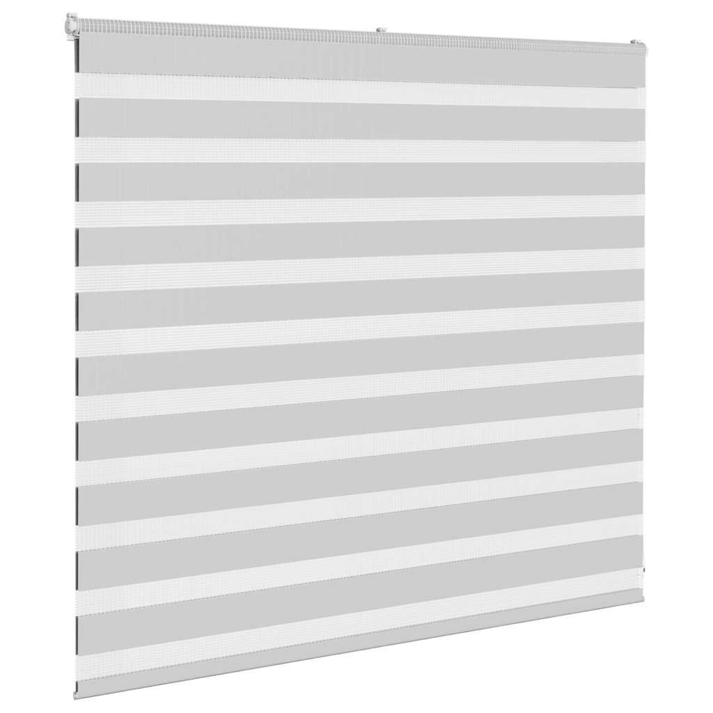 Double Roller Blind Light Gray 160x100 cm Fabric Width 155.9 cm Polyester