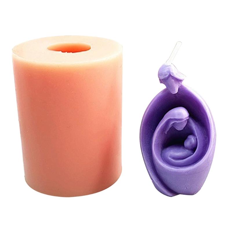 

Форма для свечи Рождественский вертеп Рождение Иисуса Силиконовая форма для свечи Форма для мыла ручной работы Форма для шоколадных конфет Украшение торта 1