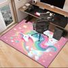 Magical Unicorn Fantasy Office Rug Chair Mat, Entryway Carpet, Suitable for Front Door, Bedroom, Living Room, Desk, Holiday Gift