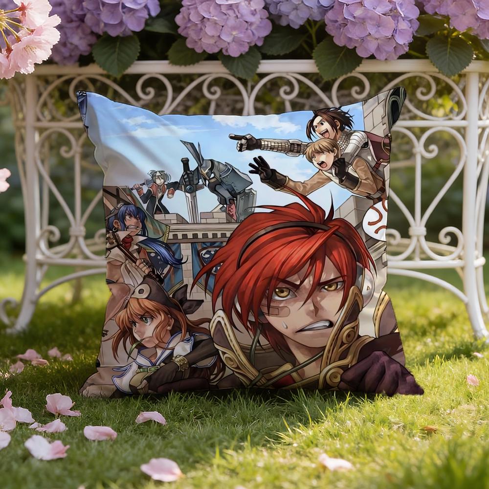 Anime G-Genso S-Suikoden Cushion Cover Home & Car Dual-Scene Pillow Cover: Reversible for Premium Comfort