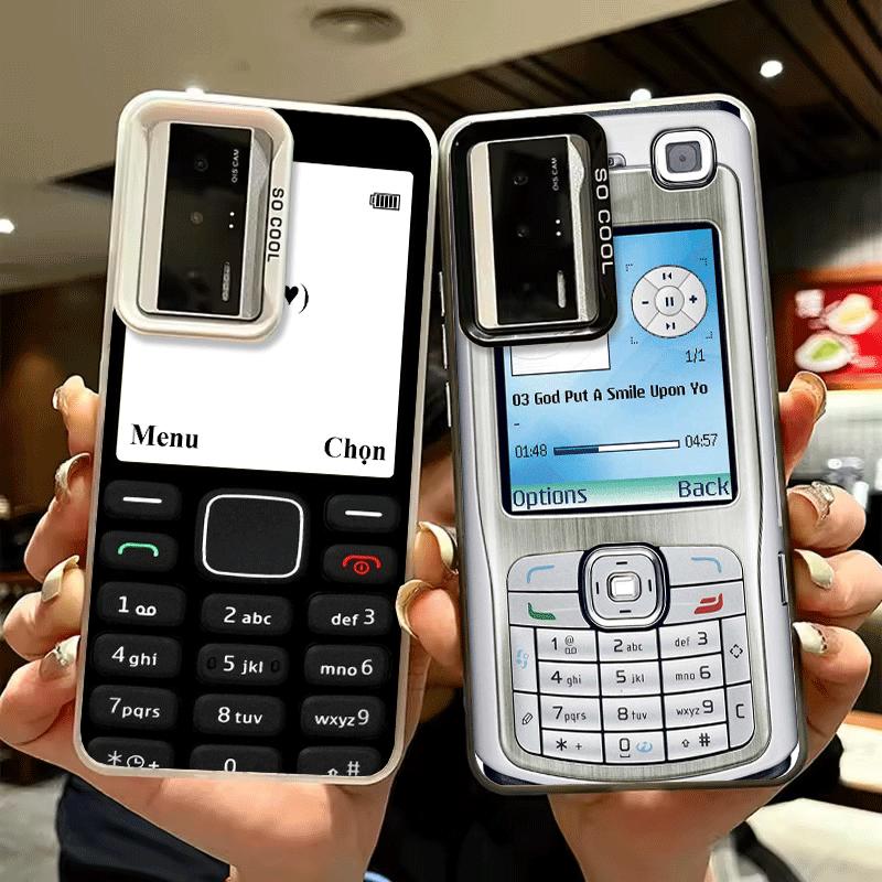 Funny Retro Callphone Shockproof Phone Case for Xiaomi Poco X7 X6 X5 X3 Pro F7 Ultra M8 Redmi 15C 15 14C 13C 12C 10C 13 12 10