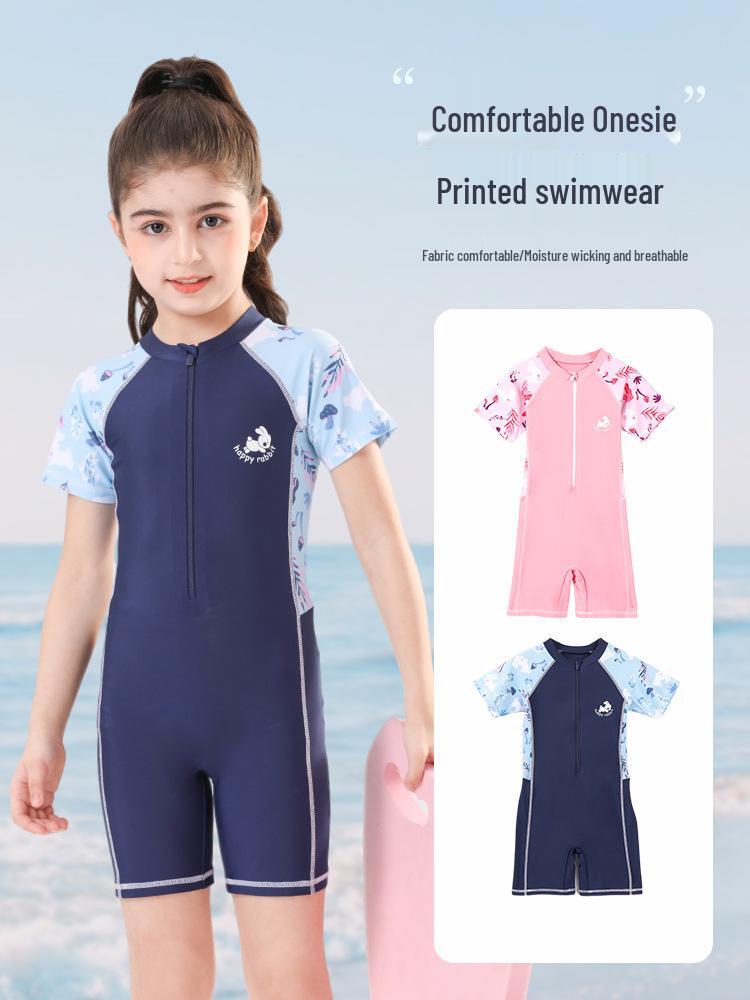 2025 Kids' Professional Swimwear Set - Medium & Large Sizes for Girls