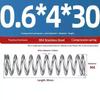 Rust Resistant Spring Steel Pressure Return Spring 0.3/0.4mm Wire Dia 5-20mm for Automotive Interior Repair Accessory