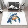 Animal A Turtle Floor Mat Eco Flannel Doormat Non Slip Odorless Indoor Floor Rug Soft Short Plush Home Mat