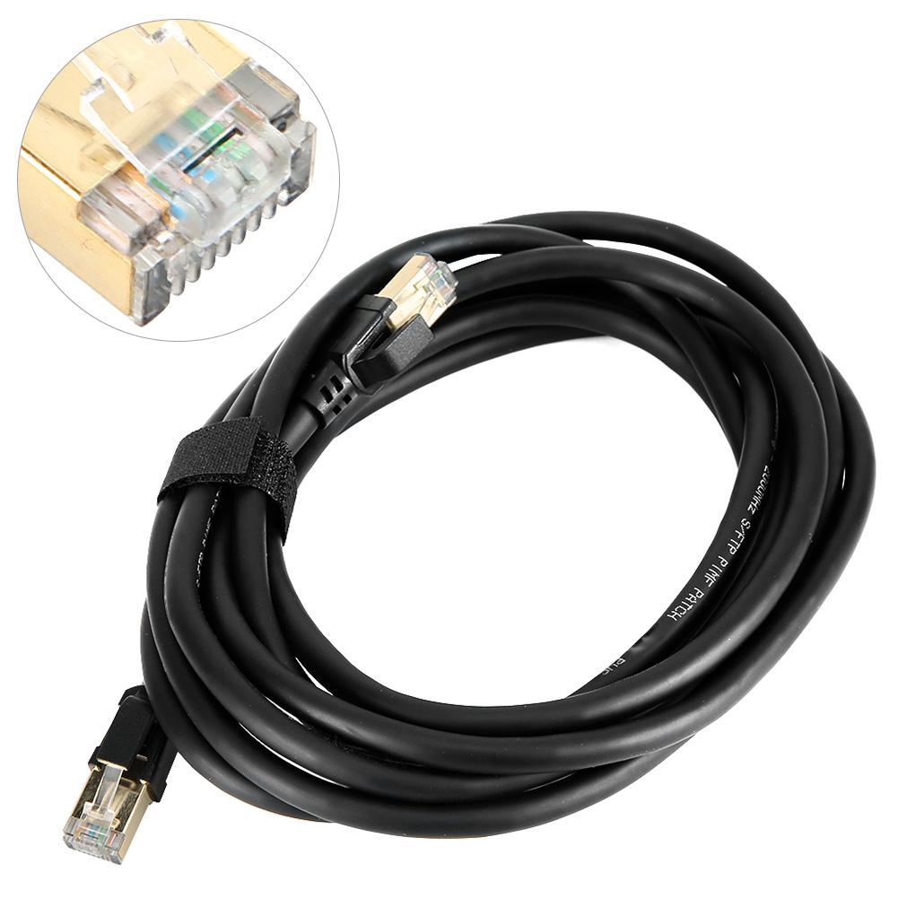 Cat8 Ethernet Cable RJ45 Network Round Cable Lan Cable Patch Cord4.9ft