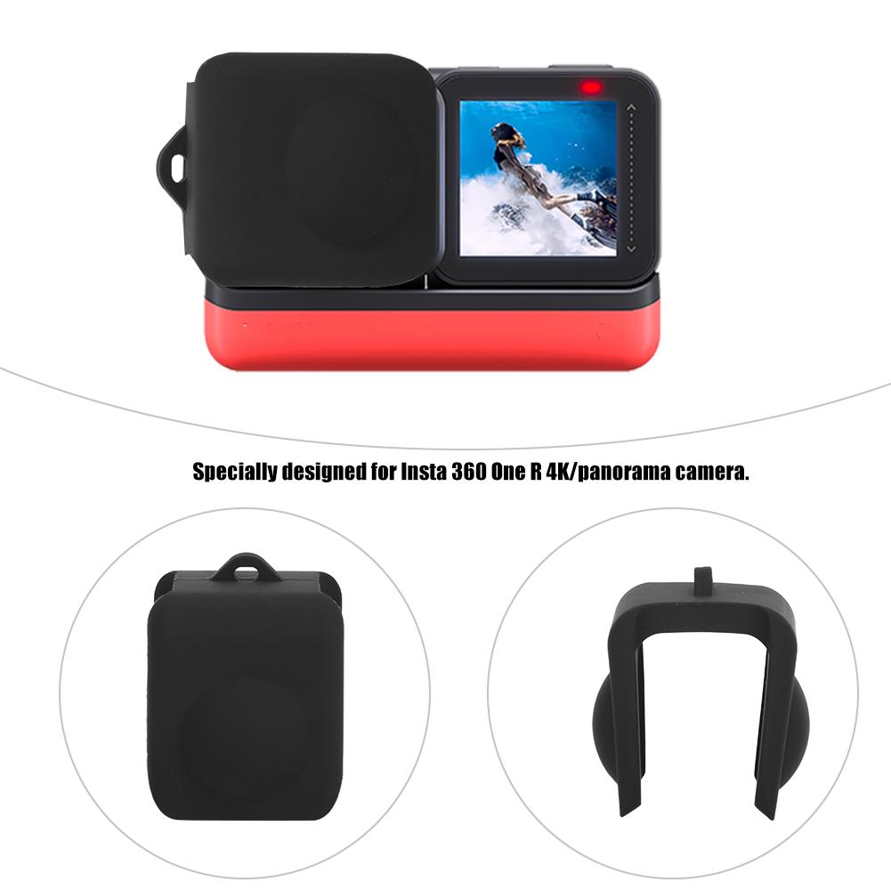 Copriobiettivo in Silicone Custodia Antipolvere Protettore per Fotocamera Panoramica 4K Insta360 One R