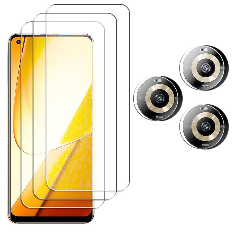 6in1 Glass For Realme Narzo 60 5G Tempered Glass Realme Narzo 60 Sreen Protector Protective Phone Film Realme Narzo 60