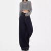 KEN STUDIO Women's Retro Loose Wide Leg Denim Jeans - Early Autumn Collection